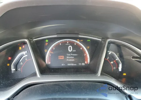 2020 Honda Civic Sport z USA, uszkodzony, nr VIN 2HGFC2F8XLH524185